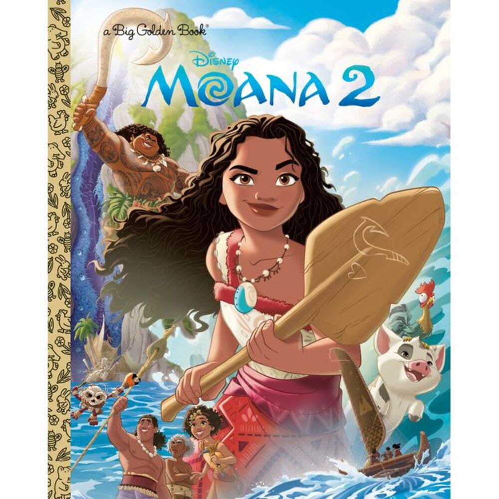 Disney Moana 2 Big Golden Book -- Golden Books